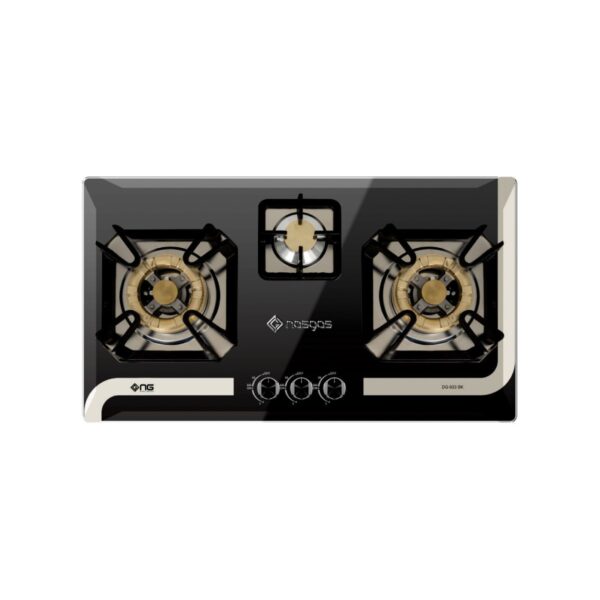 Nasgas 3 Burners Stainless Steel Built-in Hob DG-933 BK
