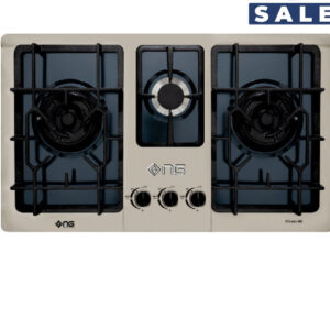 Nasgas 3 Burners Stainless Steel Built-in Hob DG-444 BK