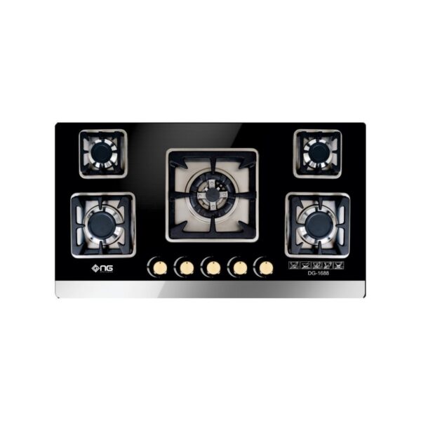 Nasgas 5 Burners Glass Kitchen Hob DG-GN5